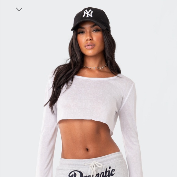 Edikted long sleeve crop top - Picture 3 of 3